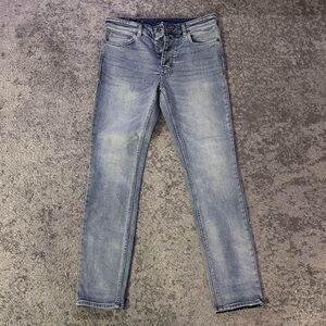 Ksubi Men's Faded Blue Skinny Jeans